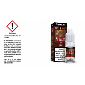 Always Cola Aroma - Liquid f&uuml;r E-Zigaretten
