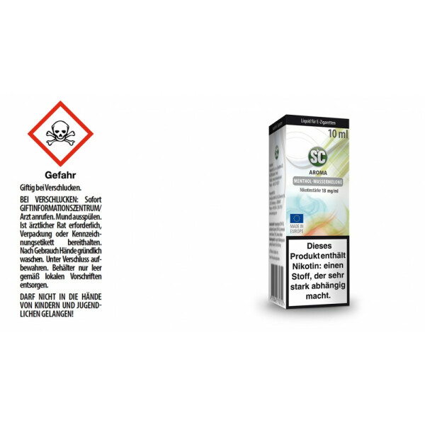 Menthol-Wassermelone E-Zigaretten Liquid