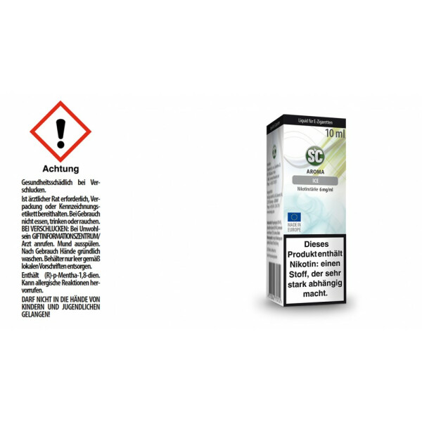 Ice E-Zigaretten Liquid 6 mg/ml