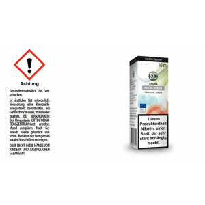 Menthol-Erdbeere E-Zigaretten Liquid 3 mg/ml 10er Packung