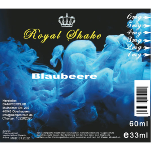 Royal Shake Blaubeere