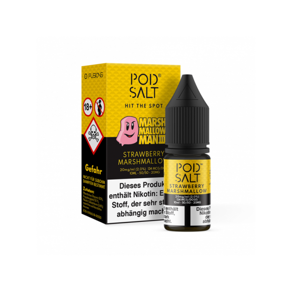 Pod Salt Fusion - Marshmallow Man 3 - E-Zigaretten Nikotinsalz Liquid 20mg/ml