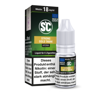 SC Liquid - Strong Gold Tabak 3 mg/ml 10er Packung