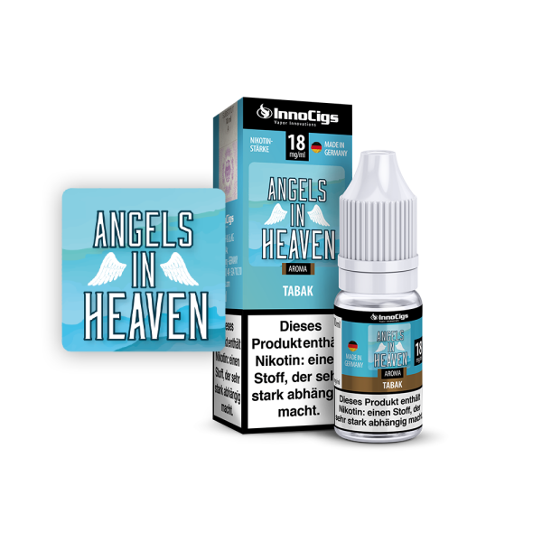 Angels in Heaven Tabak Aroma - Liquid für E-Zigaretten 0mg/ml 10er