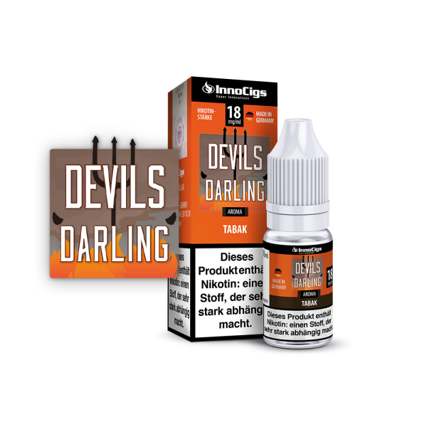 Devils Darling Tabak Aroma - Liquid für E-Zigaretten 9 mg/ml 10er