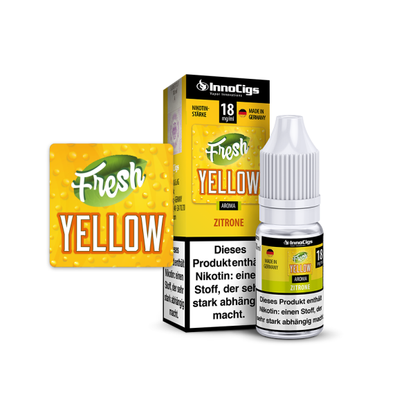 Fresh Yellow Zitrone Aroma - Liquid für E-Zigaretten 18 mg/ml
