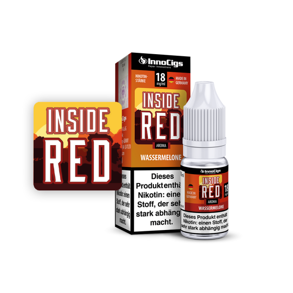 Inside Red Wassermelonen Aroma - Liquid für E-Zigaretten 6 mg/ml 10er