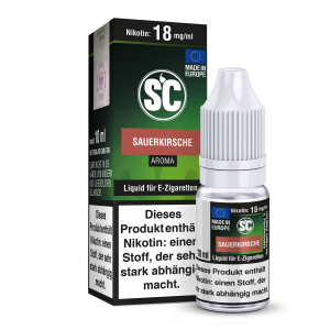 Sauerkirsche E-Zigaretten Liquid 18 mg/ml