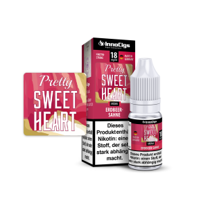 InnoCigs - Pretty Sweetheart Sahne-Erdbeer Aroma 3 mg/ml...