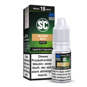 SC Liquid - Delicate Mild Tabak 18 mg/ml 10er