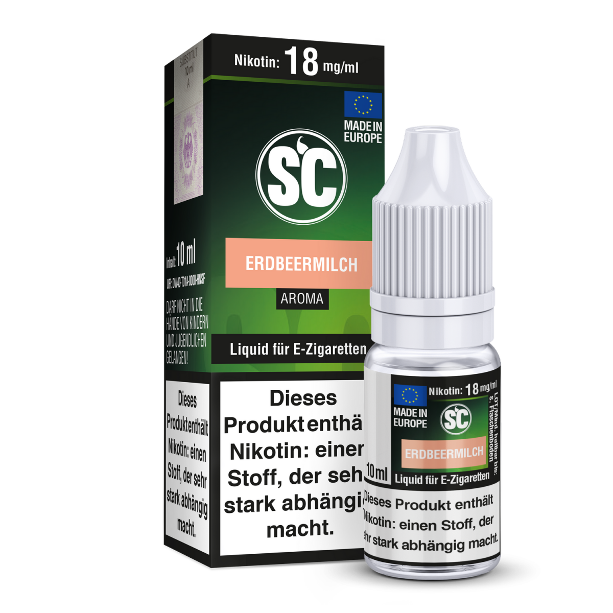 SC Liquid - Erdbeermilch 0 mg/ml