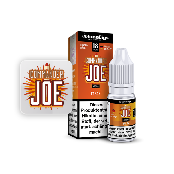 InnoCigs - Commander Joe Tabak Aroma 3 mg/ml 10er