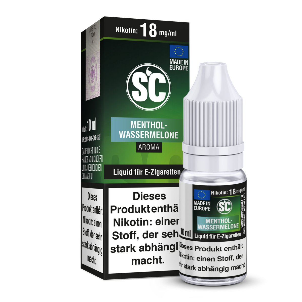 SC Liquid - Menthol-Wassermelone 0 mg/ml