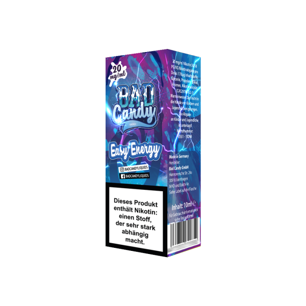 Bad Candy Liquids - Easy Energy - Nikotinsalz Liquid 20 mg/ml