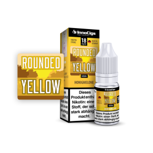 InnoCigs - Rounded Yellow Honigmelonen Aroma 0 mg/ml 10er