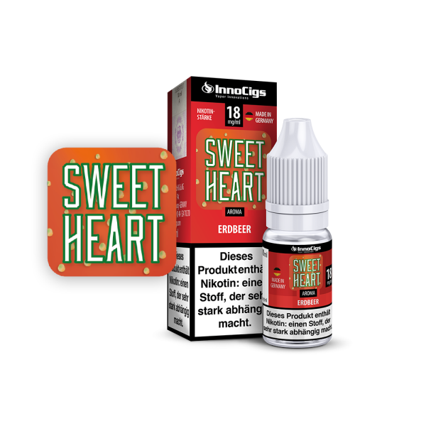 InnoCigs - Sweetheart Erdbeer Aroma 0 mg/ml 10er