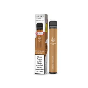 Elf Bar 600 Einweg E-Zigarette - Cream Tobacco 20 mg/ml 10er