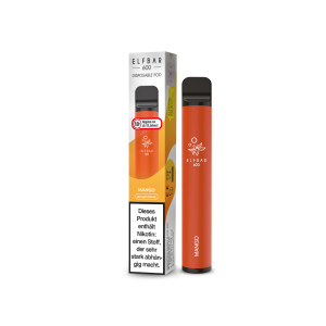 Elf Bar 600 Einweg E-Zigarette - Mango 20 mg/ml 10er Packung
