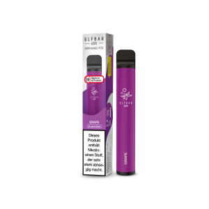 Elf Bar 600 Einweg E-Zigarette - Grape 20 mg/ml 10er