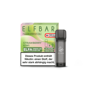 Elf Bar Elfa Pod Strawberry Kiwi 20mg/ml (2 Stück) 10er