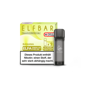 Elf Bar Elfa Pod Banana 20mg/ml (2 Stück) 10er