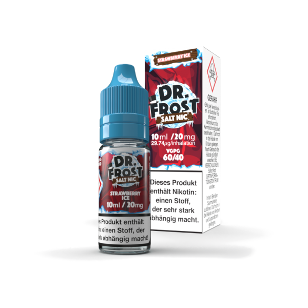 Dr. Frost - Polar Ice Vapes - Strawberry Ice - Nikotinsalz Liquid 20mg/ml