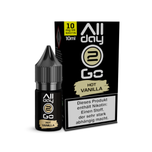 Allday2Go - Hot Vanilla - Hybrid Nikotinsalz Liquid
