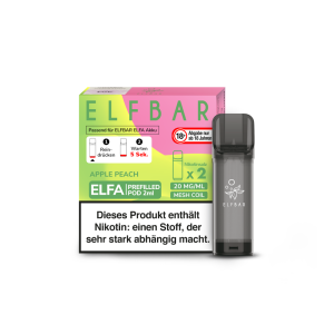 Elf Bar - Elfa Pod Apple Peach 20mg/ml (2 Stück pro...