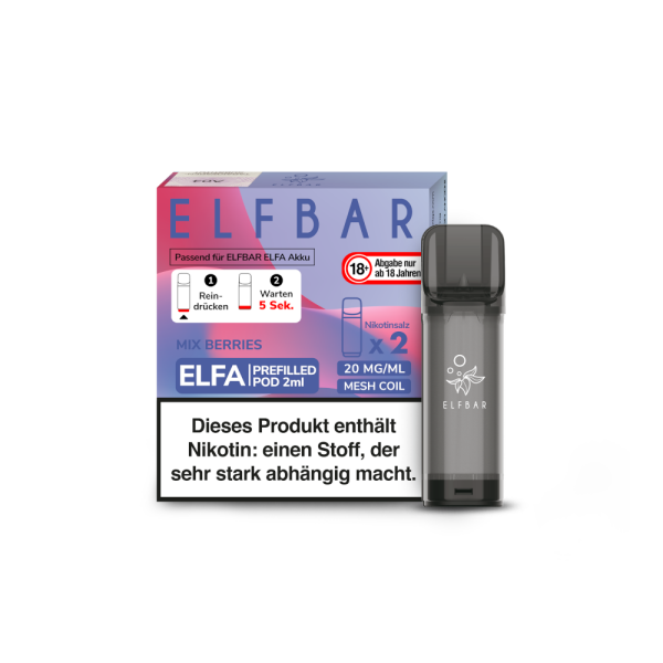 Elf Bar - Elfa Pod Mix Berries 20mg/ml (2 Stück pro Packung)