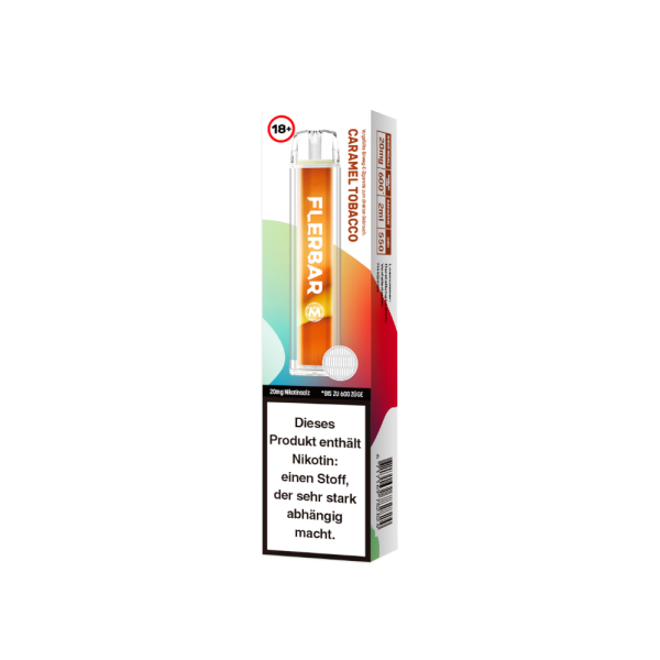 Flerbar M - Einweg E-Zigarette - Caramel Tobacco 20 mg