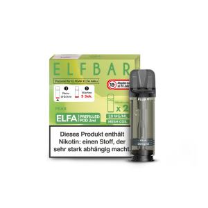 Elf Bar - Elfa Pod Pear 20mg/ml (2 Stück pro Packung)