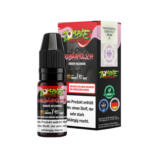 Zombie - Erdbärmülsch - Nikotinsalz Liquid 10 mg/ml 15er Packung