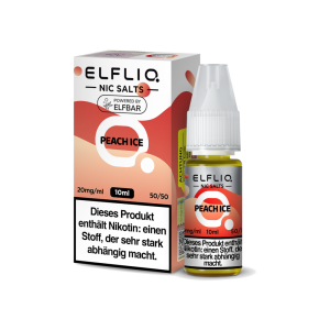 ELFLIQ - Peach Ice - Nikotinsalz Liquid 10mg