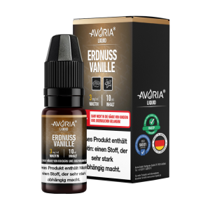 Avoria - Erdnuss-Vanille E-Zigaretten Liquid 0 mg/ml
