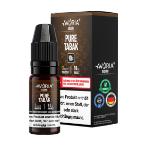 Avoria - Pure Tabak E-Zigaretten Liquid 0 mg/ml 15er Packung