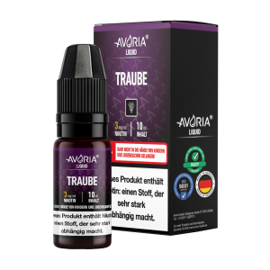 Avoria - Traube E-Zigaretten Liquid 0 mg/ml 15er Packung