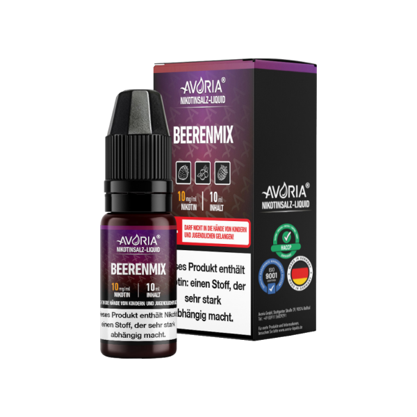 Avoria - Beerenmix - Nikotinsalz Liquid 20 mg/ml 15er Packung