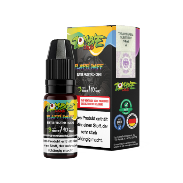 Zombie - Flaffi Paff E-Zigaretten Liquid 3 mg/ml 15er Packung