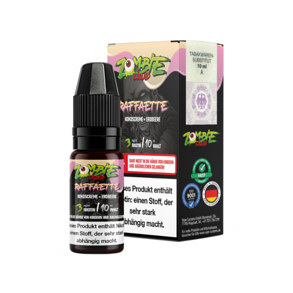 Zombie - Raffaette E-Zigaretten Liquid 3 mg/ml 15er Packung
