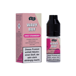 Wavy Bay - Sweet Strawberry - Nikotinsalz Liquid 20 mg/ml...