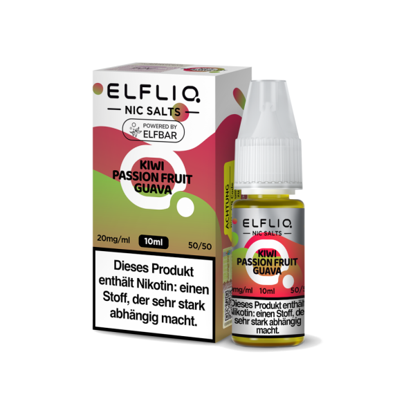 ELFLIQ - Kiwi Passion Fruit Guava - Nikotinsalz Liquid 20 mg/ml