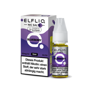 ELFLIQ - Blueberry - Nikotinsalz Liquid 10 mg/ml