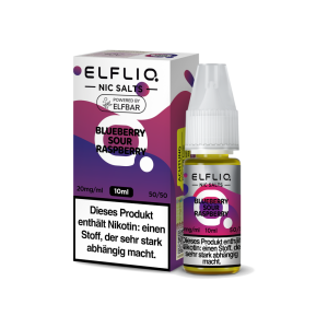 ELFLIQ - Blueberry Sour Raspberry - Nikotinsalz Liquid 20...