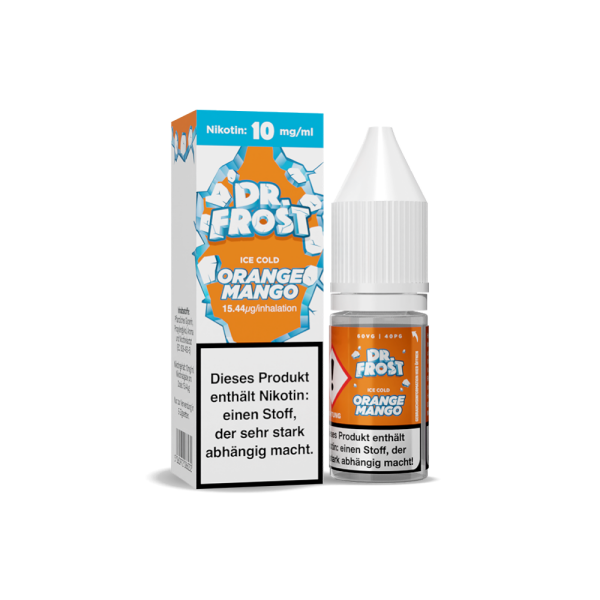 Dr. Frost - Ice Cold - Orange Mango - Nikotinsalz Liquid 10mg/ml 10er Packung