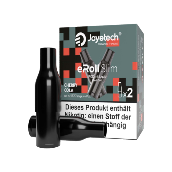 Joyetech - eRoll Slim Pod Cherry Cola 20 mg/ml (2 Stück pro Packung) 10er Packung