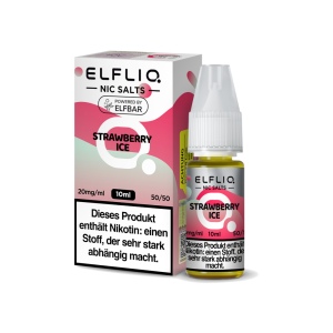 ELFLIQ - Strawberry Ice - Nikotinsalz Liquid 20 mg/ml
