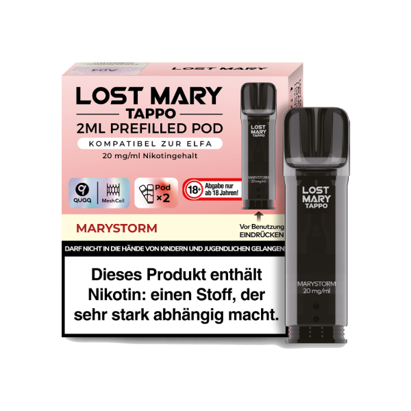 Lost Mary - Tappo Pod Marystorm 20 mg/ml (2 Stück pro Packung)