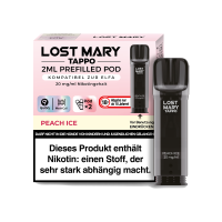 Lost Mary - Tappo Pod Peach Ice 20 mg/ml (2 Stück pro Packung)