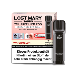 Lost Mary - Tappo Pod Watermelon 20 mg/ml (2 Stück...