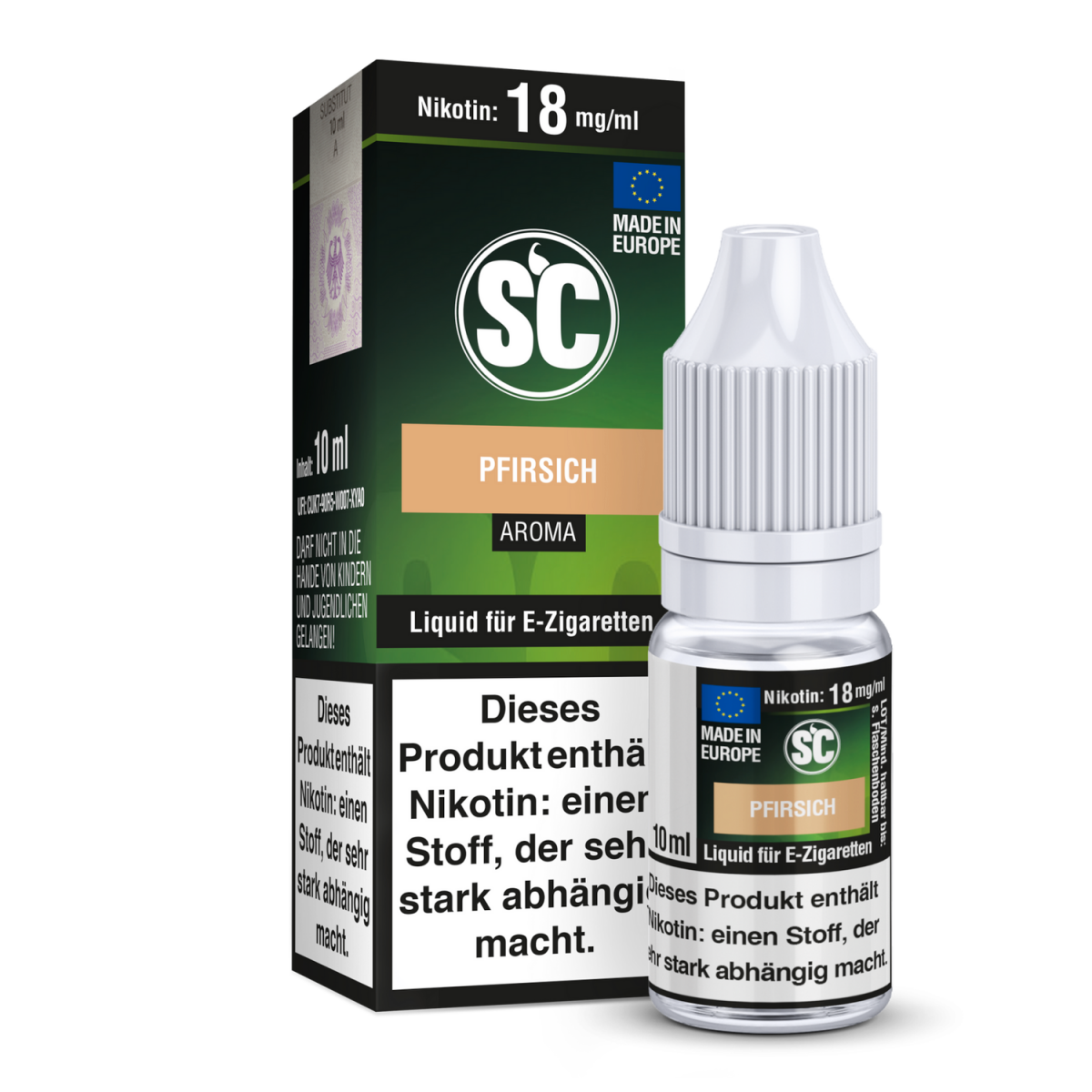 Pfirsich E-Zigaretten Liquid